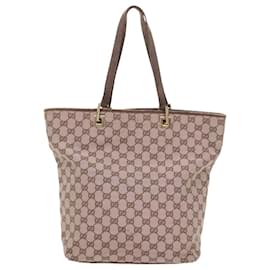 Gucci-GUCCI GG Canvas Tote Bag Pink 002 1098 1705 auth 54698-Pink