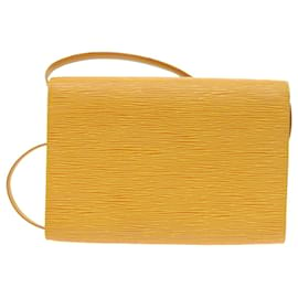 Louis Vuitton-LOUIS VUITTON Epi Arsch Shoulder Bag Yellow M52579 LV Auth 54580-Yellow