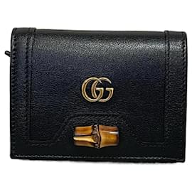 Gucci-GUCCI  Wallets T.  leather-Black