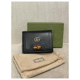 Gucci-GUCCI  Wallets T.  leather-Black