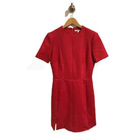 Carven-CARVEN  Dresses T.fr 36 WOOL-Red