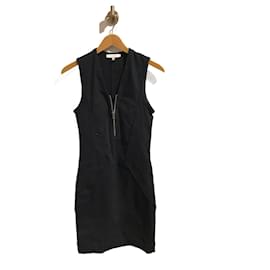 Iro-Vestidos IRO T.fr 38 linho-Preto