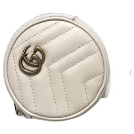 Gucci-GUCCI  Purses, wallets & cases T.  leather-White