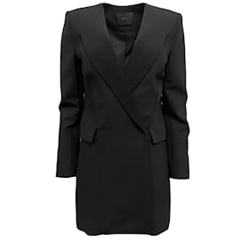 Autre Marque-Dion Lee Micro Blazer Preto com Bolsos-Preto