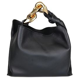 JW Anderson Schwarze Handtasche mit Knotendetail Schwarz