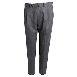 Ermenegildo Zegna Tailored Trousers in Grey Wool Grey