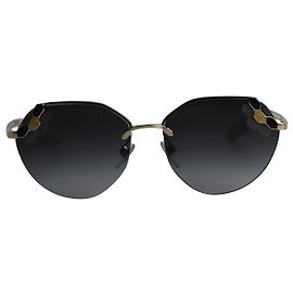 Bulgari Bvlgari Bicolor Gradiente 6099 Óculos de sol Serpenti Poisoncandy em metal dourado Dourado