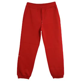 Louis Vuitton-Pantalon de survêtement monogramme Louis Vuitton en polyester rouge-Rouge