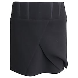 Balenciaga-Balenciaga Mini Skirt in Black Acetate-Black