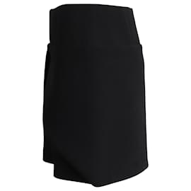 Balenciaga-Balenciaga Minirock aus schwarzem Acetat-Schwarz
