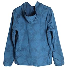 Apc-a.P.C. Bill Printed Hooded Jacket in Blue Cotton-Other