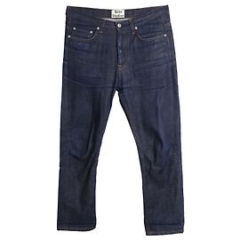 Vaqueros Acne Studios Van RW en denim de algodón azul Azul