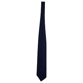 Cravate rayée Valentino en soie bleue Bleu