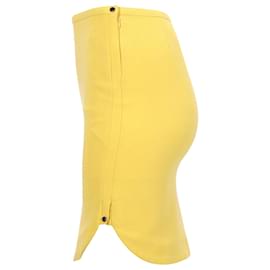 Ba&Sh-Ba&Sh Dora Minirock aus gelbem Polyester-Gelb