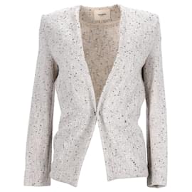 Nanushka-Conjunto de chaqueta y pantalón corto Nanushka de algodón beige-Beige