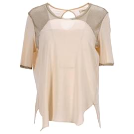 Nanushka-Nanushka-T-Shirt aus beigem Polyester-Beige