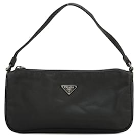 Prada-Black Tessuto nylon handbag-Black