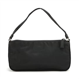Prada-Black Tessuto nylon handbag-Black