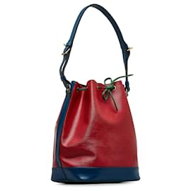 Louis Vuitton-Louis Vuitton Red Epi Tricolor Noe GM-Red,Blue