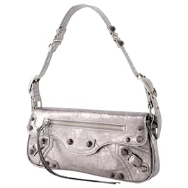 Balenciaga-Le Cagole Sling S Shoulder Bag - Balenciaga - Leather - Silver-Silvery,Metallic