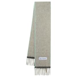 Sciarpa Vally Solid - Acne Studios - Lana - Beige/grigio Marrone Beige