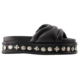 AJ1329 Sandals - Toga Pulla - Leather - Black Black