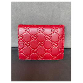 Gucci-carteiras-Vermelho
