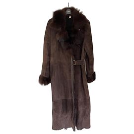 Pellessimo Pelliccia lunga in shearling Marrone
