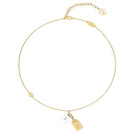 Louis Vuitton Halskette Gold Metall Golden