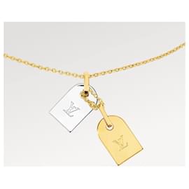 Louis Vuitton-Colar LV novo-Dourado