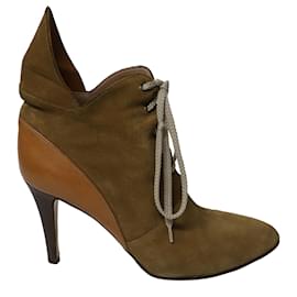 Chloé-Chloe Gibbon 90 Boots in Brown Suede-Brown