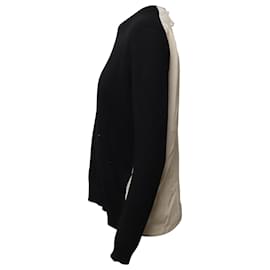 Sandro-Sandro Ipolit Tie-Back Sweater in Black Cotton-Black