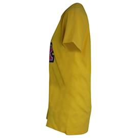 Balmain-Camiseta Balmain x Beyonce Coachella em algodão amarelo-Amarelo
