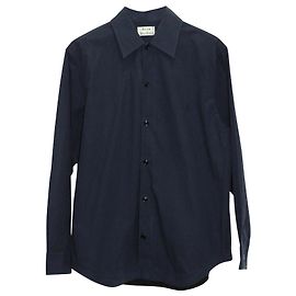 Camisa de botão Acne Studios em algodão azul marinho Azul marinho