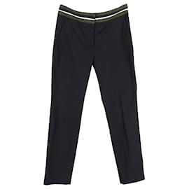 Prada-Prada Trousers in Black Cotton-Black