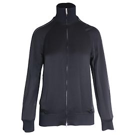 Valentino Garavani Trainingsjacke mit Valentino-Logo aus schwarzer Viskose Schwarz