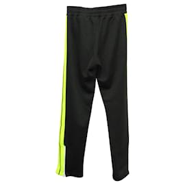 Palm Angels-Pantalones deportivos con logo Palm Angles en poliéster negro-Negro