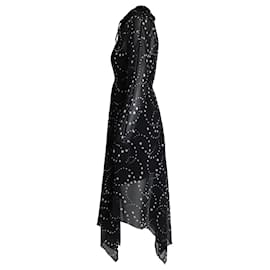 Maje-Vestido Maje con estampado de estrellas en poliéster negro-Negro