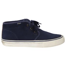 Baskets à lacets Polo Ralph Lauren en daim bleu Bleu