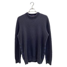 ***LOUIS VUITTON (Louis Vuitton)  half and half monogram knit Navy blue