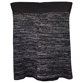 Isabel Marant-Isabel Marant Cashlin Jupe En Maille Effet Portefeuille en Polyamide Noir-Noir