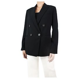 Vince Schwarzer, gefütterter Blazer – Größe UK 8 Schwarz