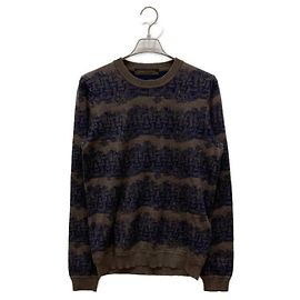 ***LOUIS VUITTON × NEMETH (Louis Vuitton x Nemeth)  Christopher Nemeth Crew Neck Knit Logo Rope RM152M Brown