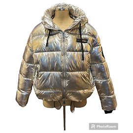 Philipp Plein Plein Sport Daunenjacke Silber