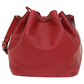 Louis Vuitton-LOUIS VUITTON Epi Petit Noe Shoulder Bag Red M44107 LV Auth ar10322-Red