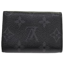 Louis Vuitton-LOUIS VUITTON Monogram Eclipse Discovery Compact Wallet M67630 LV Auth 54538-Monogram