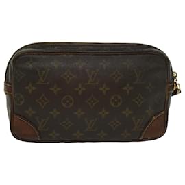 Louis Vuitton-LOUIS VUITTON Monogramm Marly Dragonne GM Clutch Bag M.51825 LV Auth 54388-Monogramm