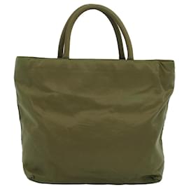 Prada-PRADA Hand Bag Nylon Khaki Auth ep1799-Khaki