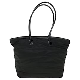 Gucci-GUCCI Shoulder Bag Nylon Black 002 123 0456 Auth bs8636-Black