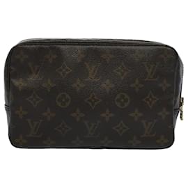 Louis Vuitton-Louis Vuitton Monogram Trousse Toilette 23 Bolsa de Embreagem M47524 Autenticação de LV 54161-Monograma